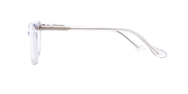 Women Urban Eyglasses: Tina - Transparent - SpaceSMART Eye Clinic (Side View)